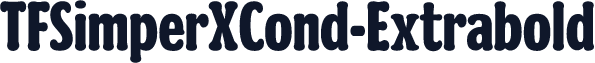 TFSimperXCond-Extrabold