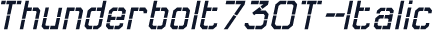Thunderbolt73OT-Italic