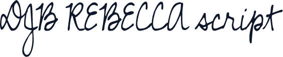 DJB REBECCA script