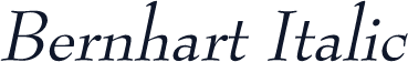 Bernhart Italic