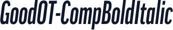 GoodOT-CompBoldItalic