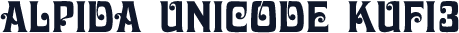 Alpida Unicode Kufi3
