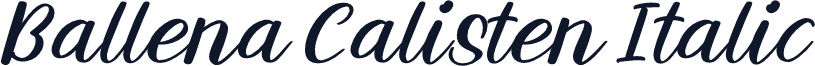 Ballena Calisten Italic