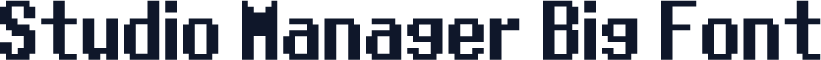 Studio Manager Big Font