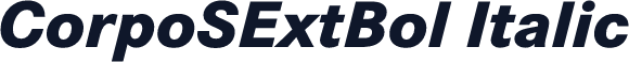 CorpoSExtBol Italic