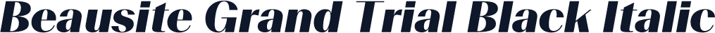 Beausite Grand Trial Black Italic