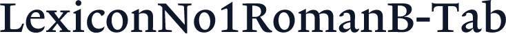 LexiconNo1RomanB-Tab