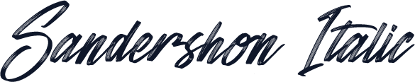 Sandershon Italic