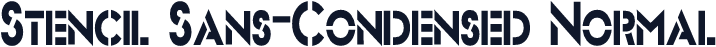 Stencil Sans-Condensed Normal
