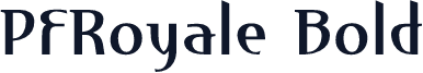 PFRoyale Bold