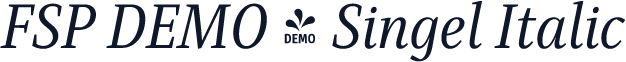FSP DEMO - Singel Italic