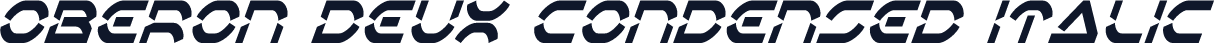 Oberon Deux Condensed Italic