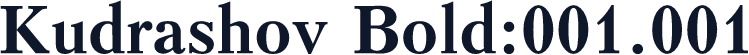 Kudrashov Bold:001.001