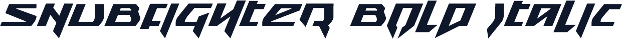 Snubfighter Bold Italic