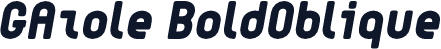 GAzole BoldOblique