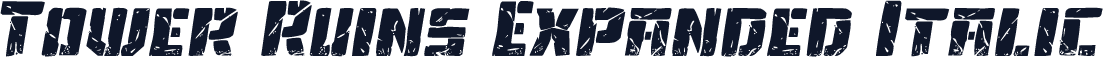 Tower Ruins Expanded Italic