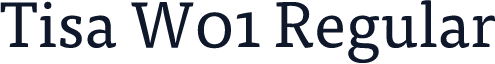 Tisa W01 Regular