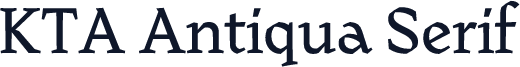 KTA Antiqua Serif