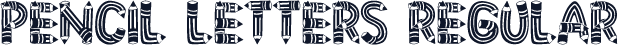 Pencil Letters Regular