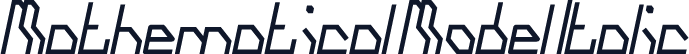 Mathematical Model Italic