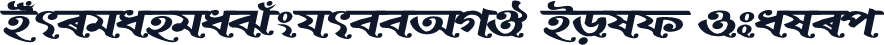 BurigangaSushreeAMJ Bold Italic