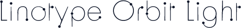 Linotype Orbit Light