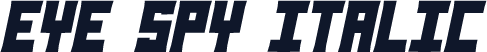 Eye Spy Italic