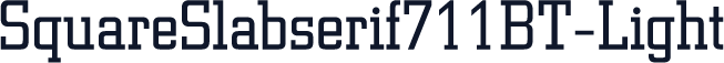 SquareSlabserif711BT-Light