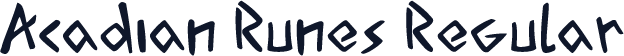 Acadian Runes Regular