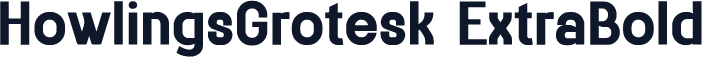 HowlingsGrotesk ExtraBold