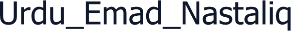 Urdu_Emad_Nastaliq