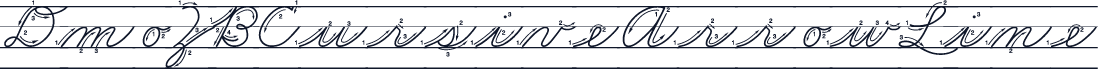 DmoZBCursiveArrowLine