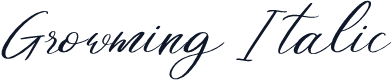 Growming Italic
