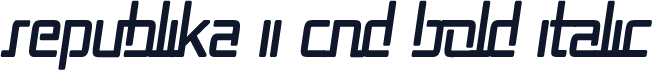 Republika II Cnd Bold Italic