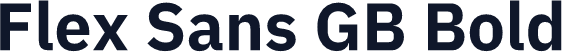Flex Sans GB Bold