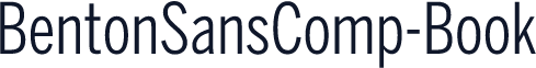 BentonSansComp-Book