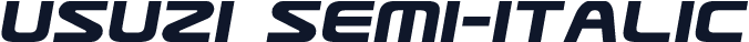 Usuzi Semi-Italic