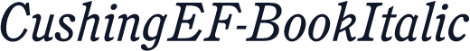 CushingEF-BookItalic