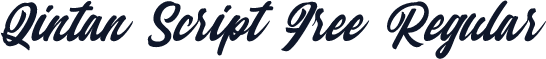 Qintan Script Free Regular