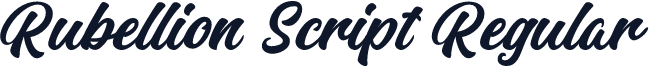 Rubellion Script Regular