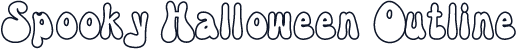 Spooky Halloween Outline