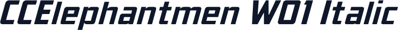 CCElephantmen W01 Italic