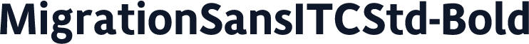 MigrationSansITCStd-Bold