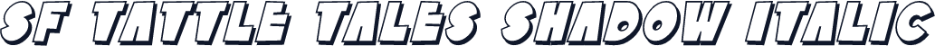 SF Tattle Tales Shadow Italic