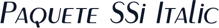 Paquete SSi Italic