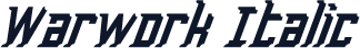 Warwork Italic