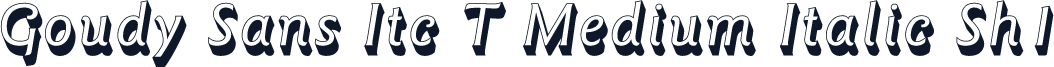 Goudy Sans Itc T Medium Italic Sh1