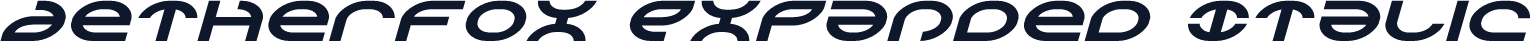 Aetherfox Expanded Italic