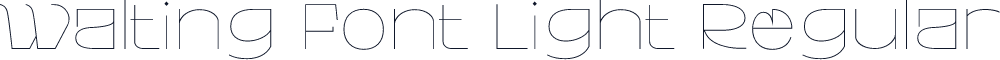 Walting Font Light Regular