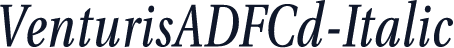 VenturisADFCd-Italic